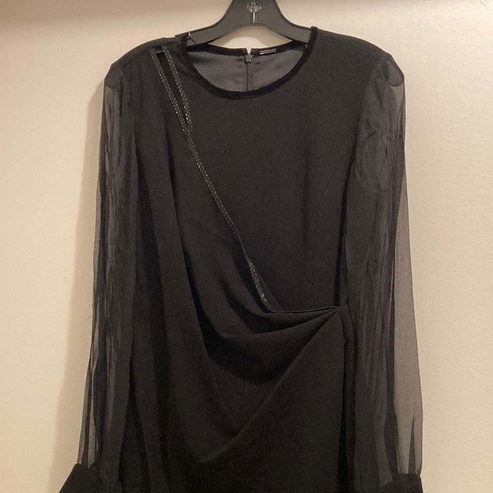 Tahari Elegant Black Dress